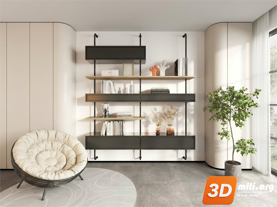 Bookcase Skp Files